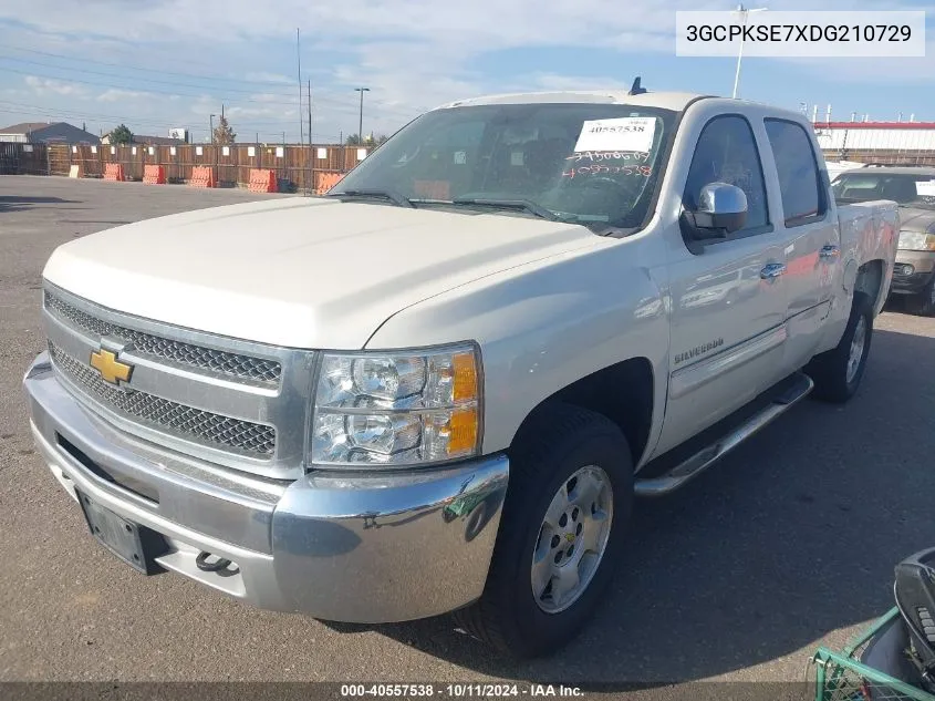 2013 Chevrolet Silverado 1500 VIN: 3GCPKSE7XDG210729 Lot: 40557538