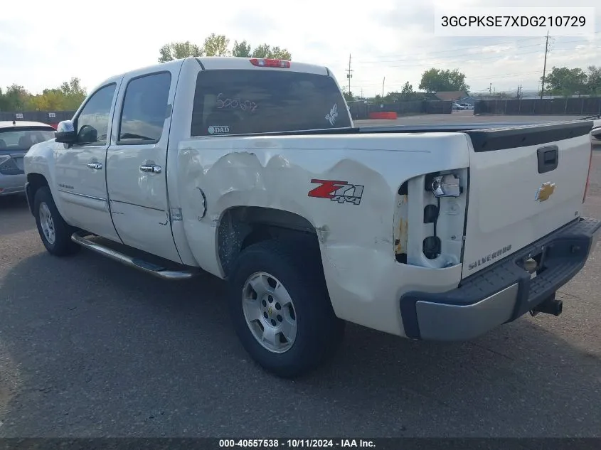 2013 Chevrolet Silverado 1500 VIN: 3GCPKSE7XDG210729 Lot: 40557538