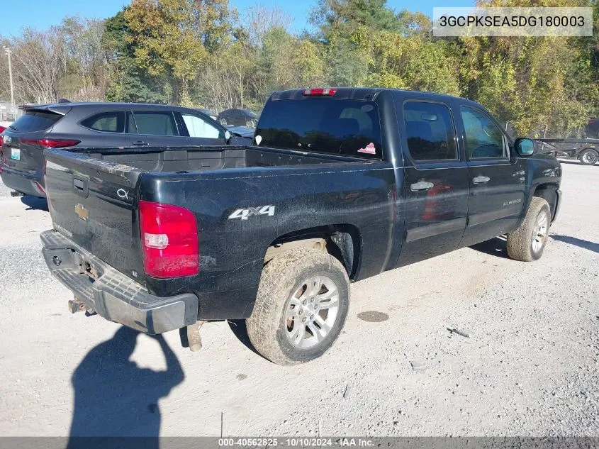 3GCPKSEA5DG180003 2013 Chevrolet Silverado 1500 Lt