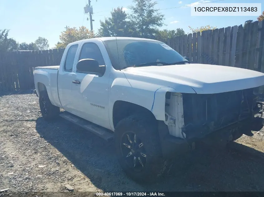 2013 Chevrolet Silverado 1500 Work Truck VIN: 1GCRCPEX8DZ113483 Lot: 40617069