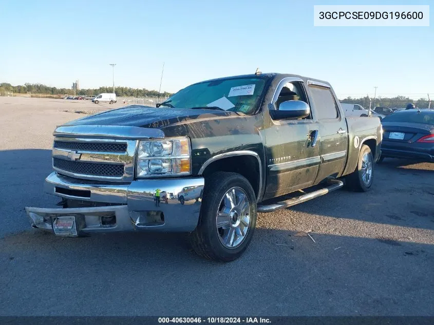 2013 Chevrolet Silverado 1500 Lt VIN: 3GCPCSE09DG196600 Lot: 40630046