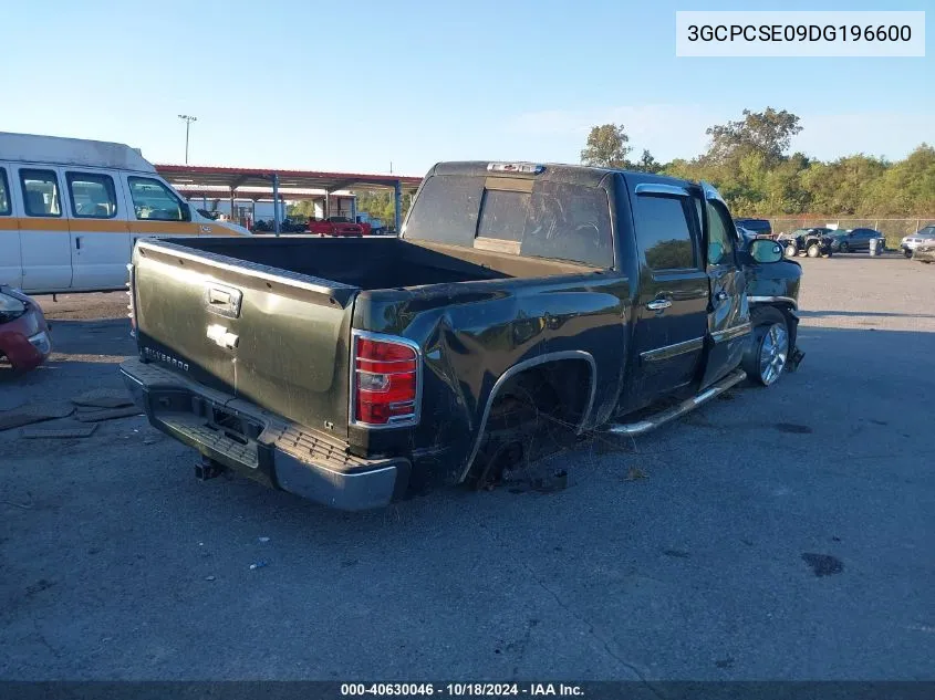 2013 Chevrolet Silverado 1500 Lt VIN: 3GCPCSE09DG196600 Lot: 40630046