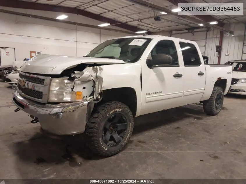 2013 Chevrolet Silverado 1500 Lt VIN: 3GCPKSE70DG364463 Lot: 40671902