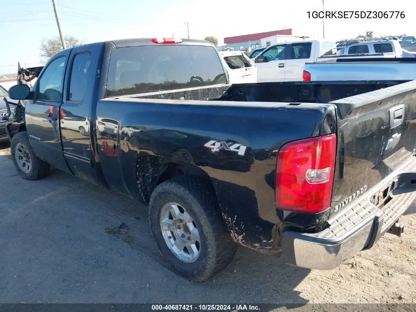 2013 Chevrolet Silverado 1500 Lt VIN: 1GCRKSE75DZ306776 Lot: 40687421