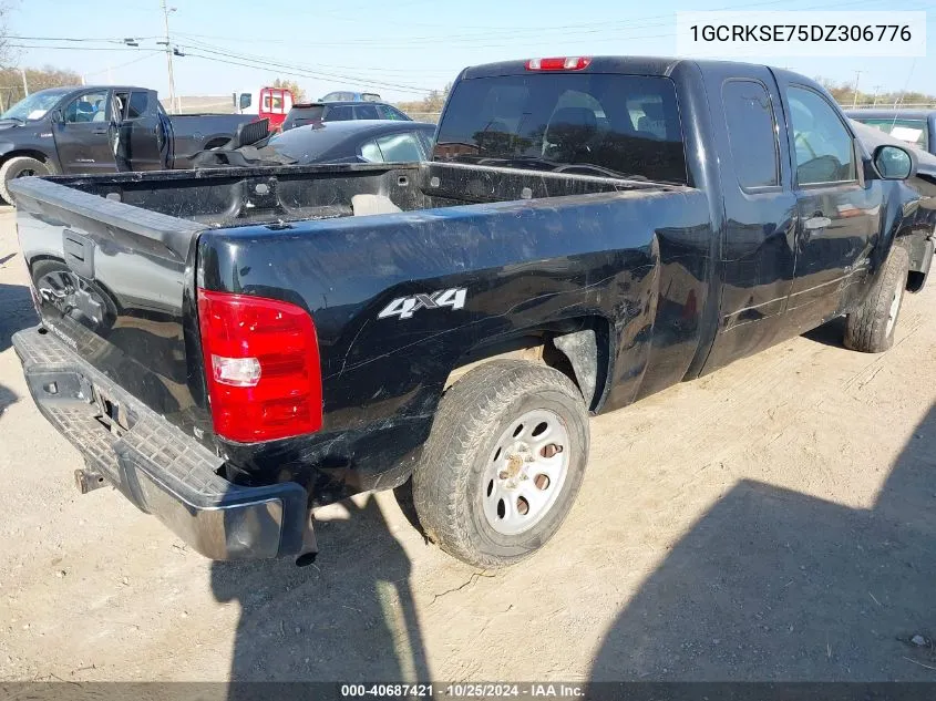 2013 Chevrolet Silverado 1500 Lt VIN: 1GCRKSE75DZ306776 Lot: 40687421