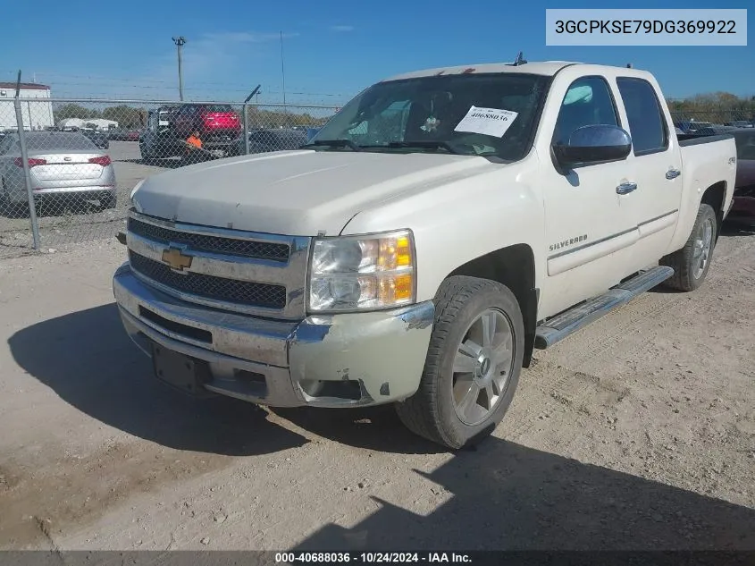 2013 Chevrolet Silverado 1500 Lt VIN: 3GCPKSE79DG369922 Lot: 40688036