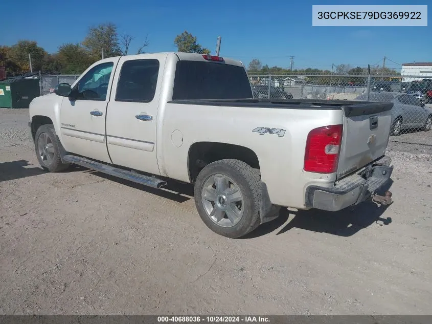 2013 Chevrolet Silverado 1500 Lt VIN: 3GCPKSE79DG369922 Lot: 40688036