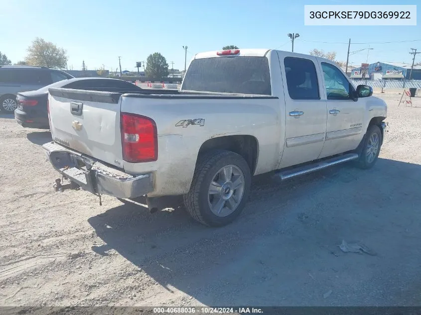 2013 Chevrolet Silverado 1500 Lt VIN: 3GCPKSE79DG369922 Lot: 40688036