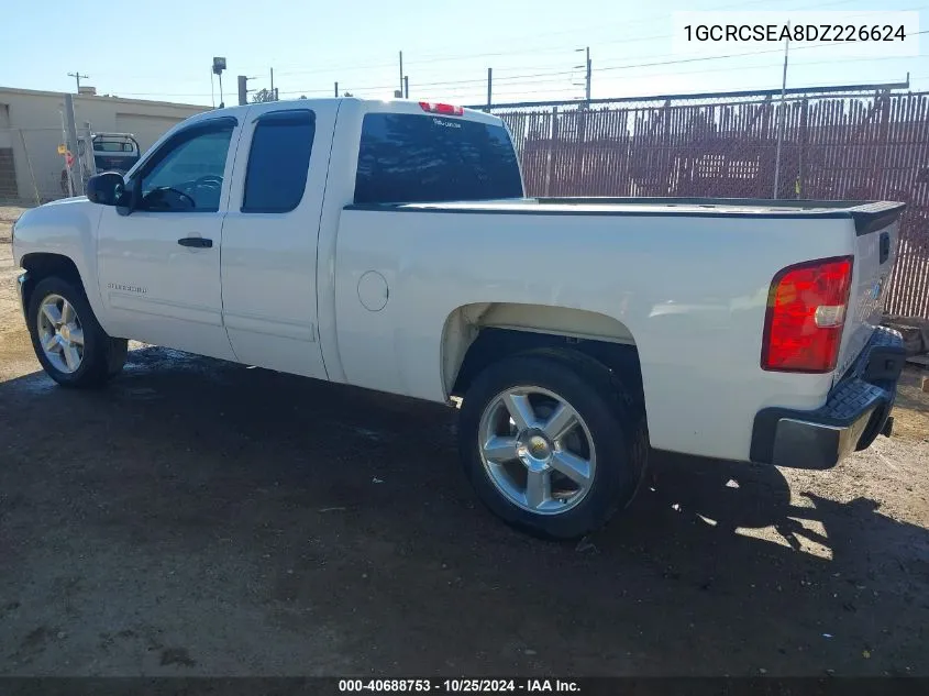 2013 Chevrolet Silverado 1500 Lt VIN: 1GCRCSEA8DZ226624 Lot: 40688753