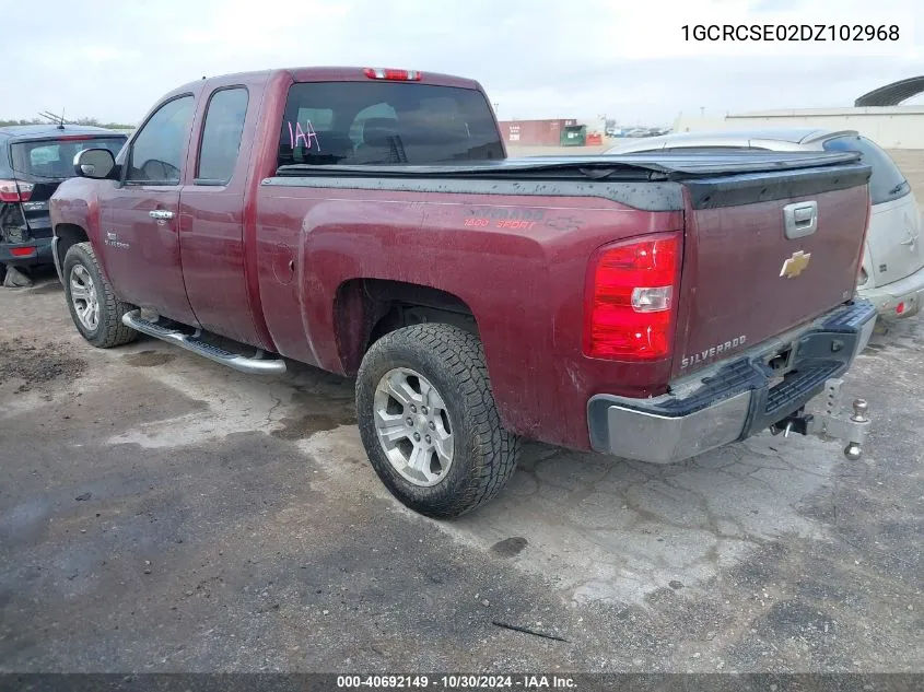 2013 Chevrolet Silverado 1500 Lt VIN: 1GCRCSE02DZ102968 Lot: 40692149