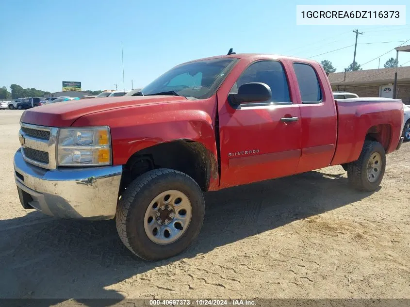 2013 Chevrolet Silverado 1500 Ls VIN: 1GCRCREA6DZ116373 Lot: 40697373