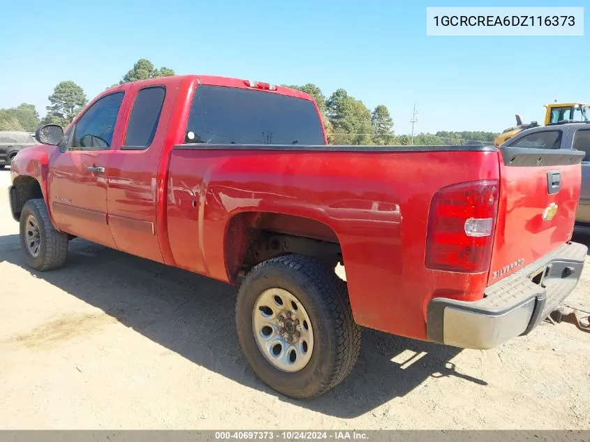 2013 Chevrolet Silverado 1500 Ls VIN: 1GCRCREA6DZ116373 Lot: 40697373