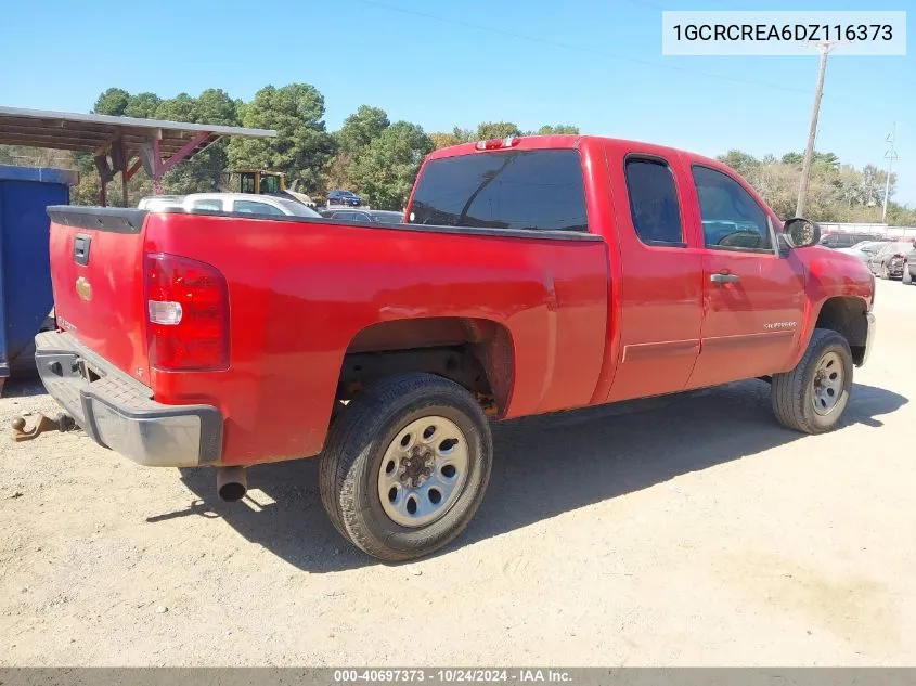 2013 Chevrolet Silverado 1500 Ls VIN: 1GCRCREA6DZ116373 Lot: 40697373