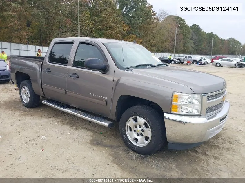 2013 Chevrolet Silverado 1500 Lt VIN: 3GCPCSE06DG124141 Lot: 40715131