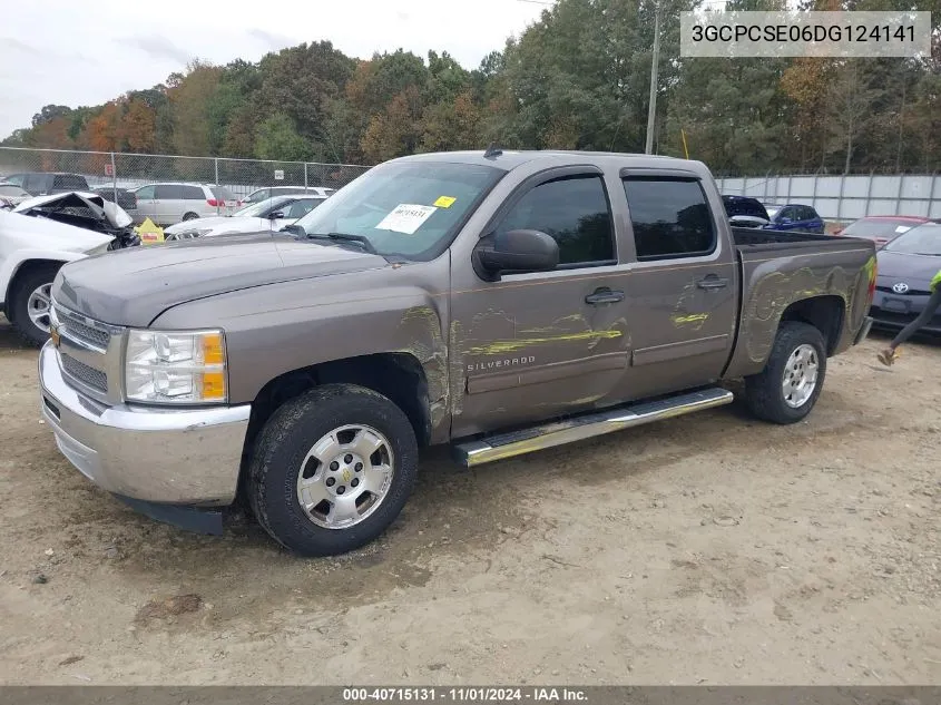 2013 Chevrolet Silverado 1500 Lt VIN: 3GCPCSE06DG124141 Lot: 40715131