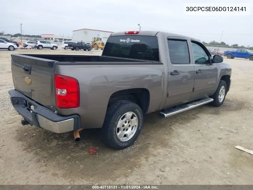 2013 Chevrolet Silverado 1500 Lt VIN: 3GCPCSE06DG124141 Lot: 40715131