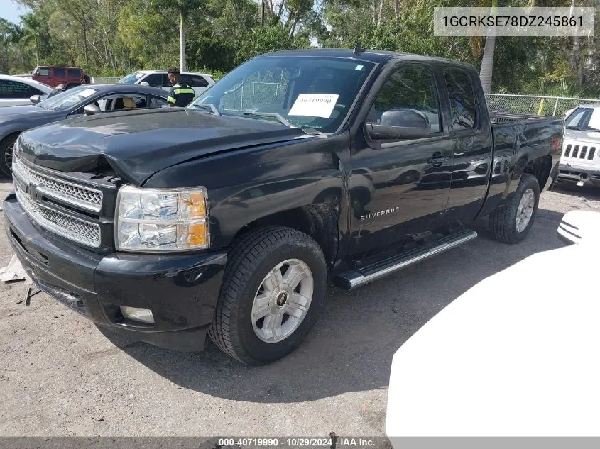 2013 Chevrolet Silverado 1500 Lt VIN: 1GCRKSE78DZ245861 Lot: 40719990