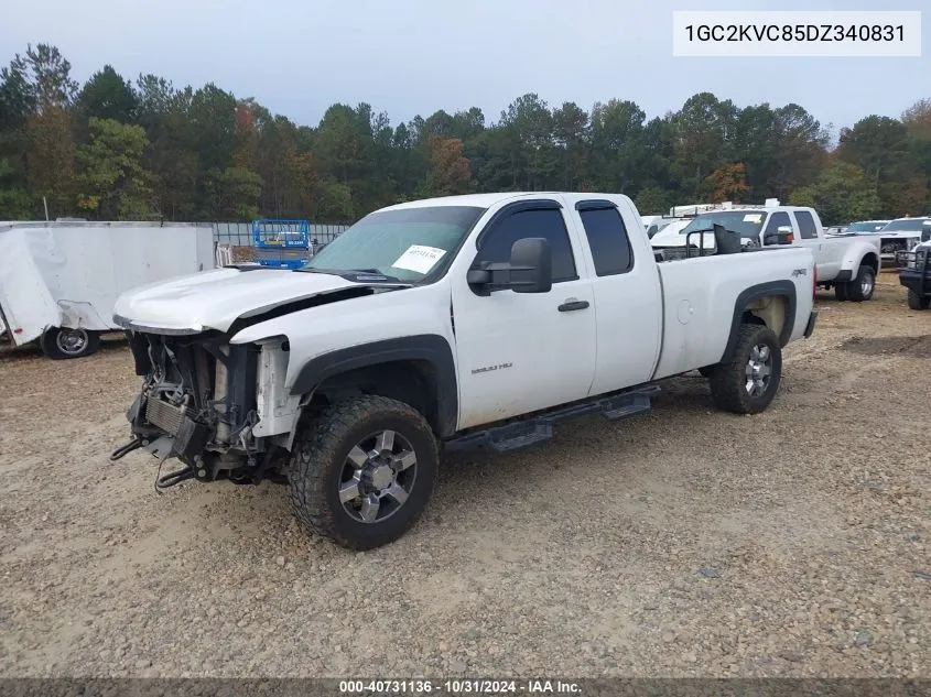 2013 Chevrolet Silverado 2500Hd Work Truck VIN: 1GC2KVC85DZ340831 Lot: 40731136