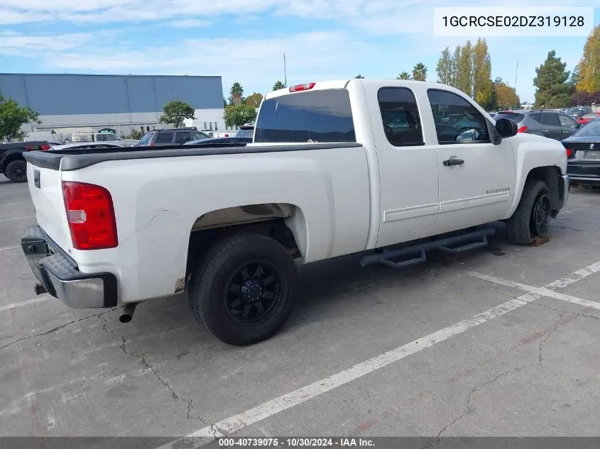 1GCRCSE02DZ319128 2013 Chevrolet Silverado 1500 Lt