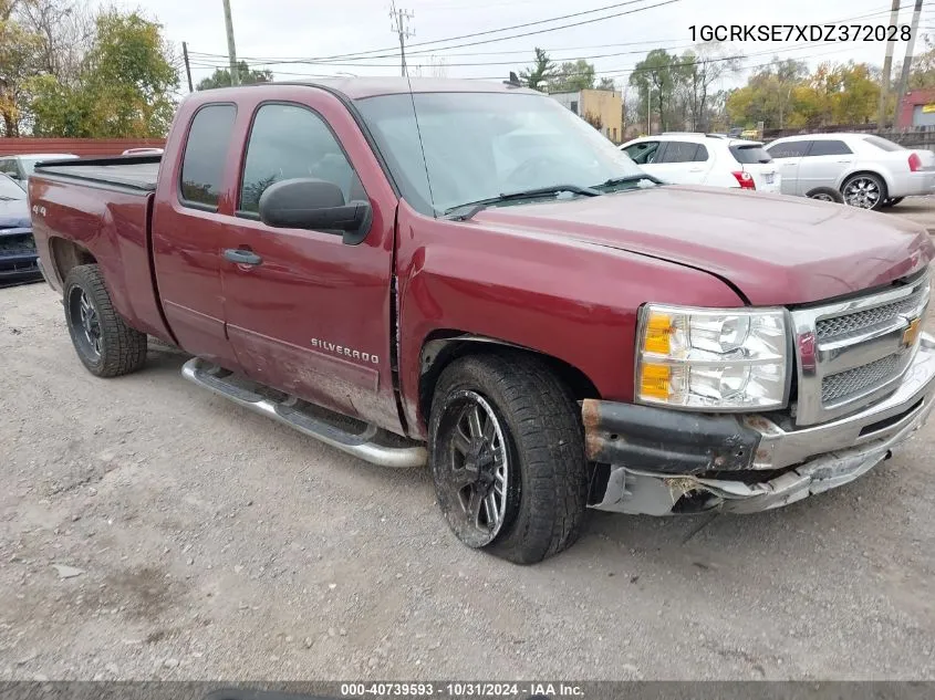 1GCRKSE7XDZ372028 2013 Chevrolet Silverado 1500 Lt