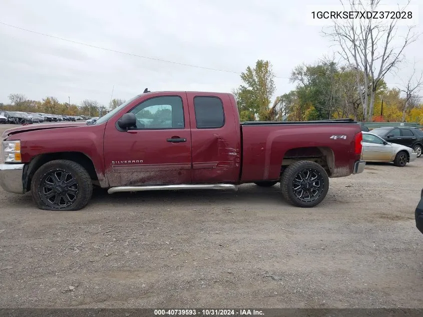 1GCRKSE7XDZ372028 2013 Chevrolet Silverado 1500 Lt