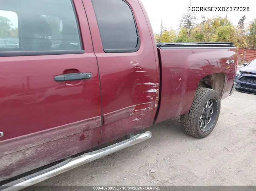 2013 Chevrolet Silverado 1500 Lt VIN: 1GCRKSE7XDZ372028 Lot: 40739593