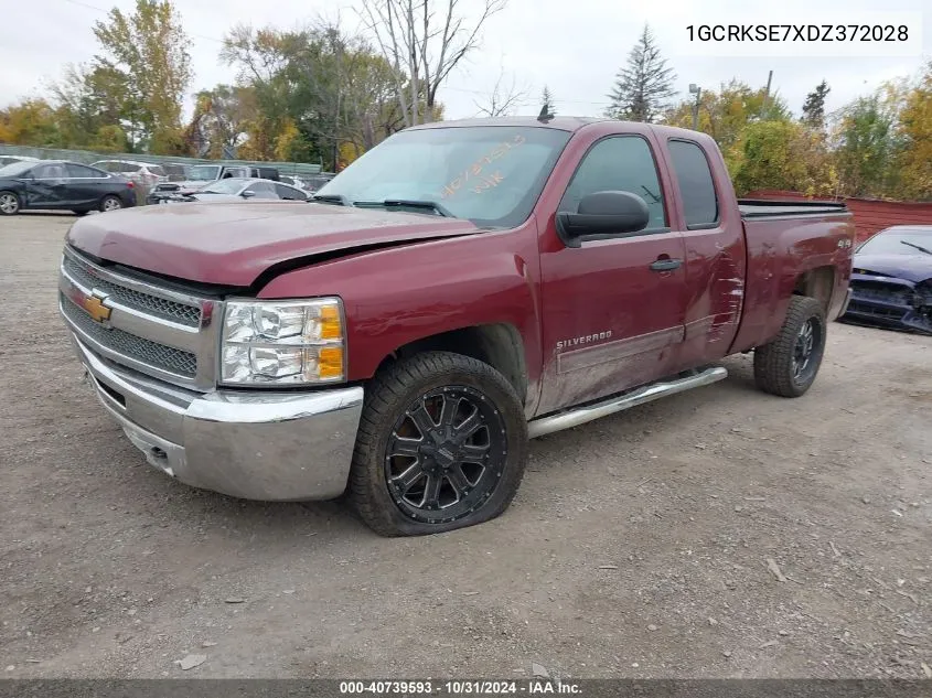 2013 Chevrolet Silverado 1500 Lt VIN: 1GCRKSE7XDZ372028 Lot: 40739593