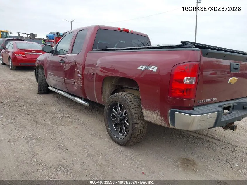 1GCRKSE7XDZ372028 2013 Chevrolet Silverado 1500 Lt