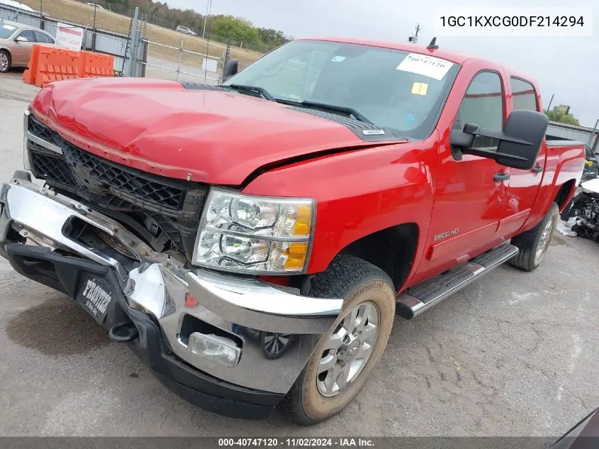 2013 Chevrolet Silverado 2500Hd Lt VIN: 1GC1KXCG0DF214294 Lot: 40747120