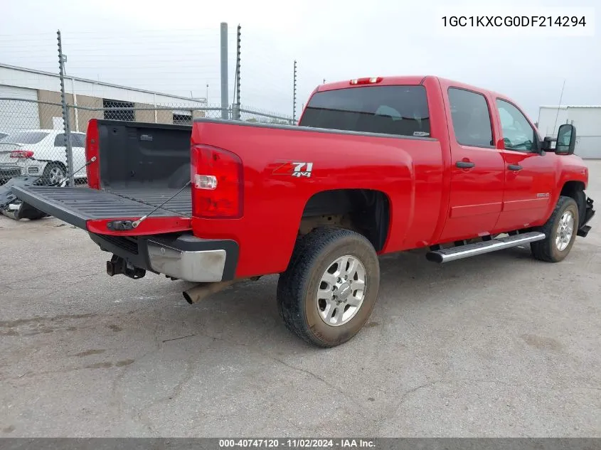 2013 Chevrolet Silverado 2500Hd Lt VIN: 1GC1KXCG0DF214294 Lot: 40747120