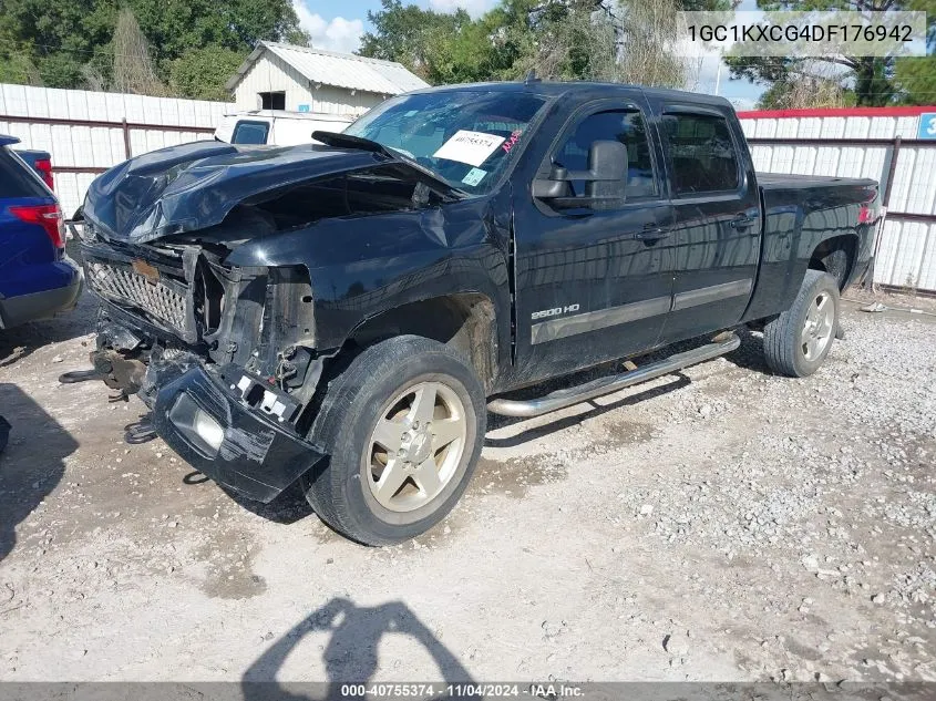 1GC1KXCG4DF176942 2013 Chevrolet Silverado 2500Hd Lt