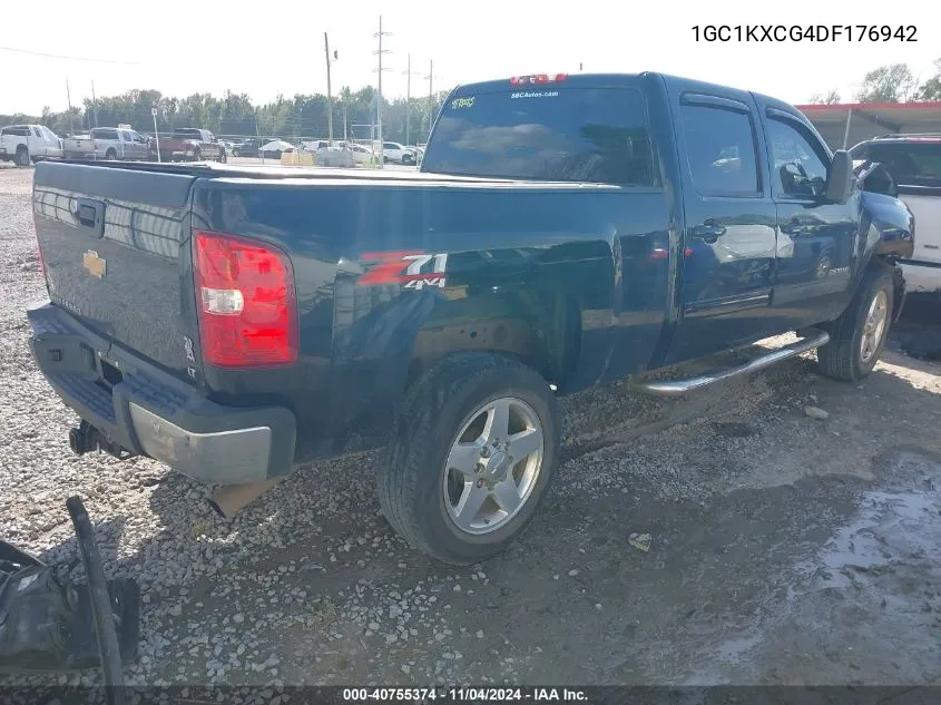 1GC1KXCG4DF176942 2013 Chevrolet Silverado 2500Hd Lt