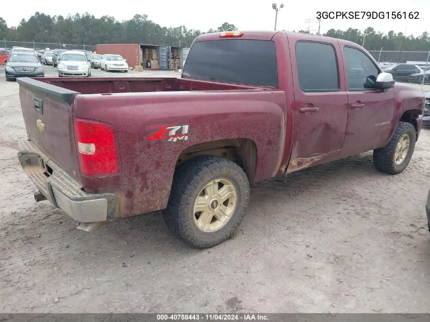 2013 Chevrolet Silverado 1500 Lt VIN: 3GCPKSE79DG156162 Lot: 40758443