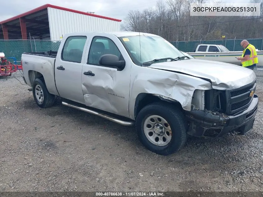 2013 Chevrolet Silverado 1500 Work Truck VIN: 3GCPKPEA0DG251301 Lot: 40786638