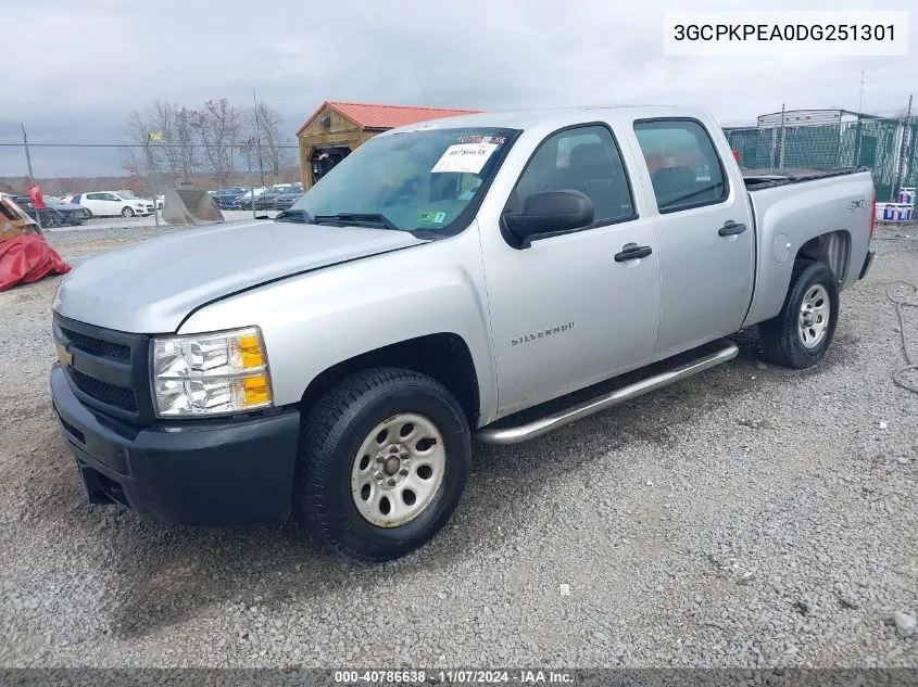 2013 Chevrolet Silverado 1500 Work Truck VIN: 3GCPKPEA0DG251301 Lot: 40786638