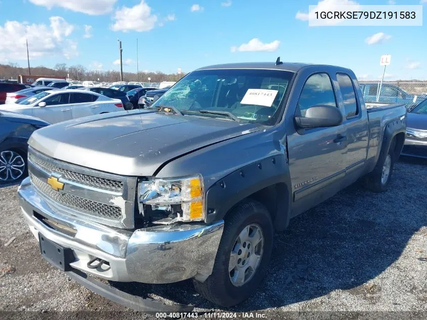 2013 Chevrolet Silverado Lt VIN: 1GCRKSE79DZ191583 Lot: 40817443