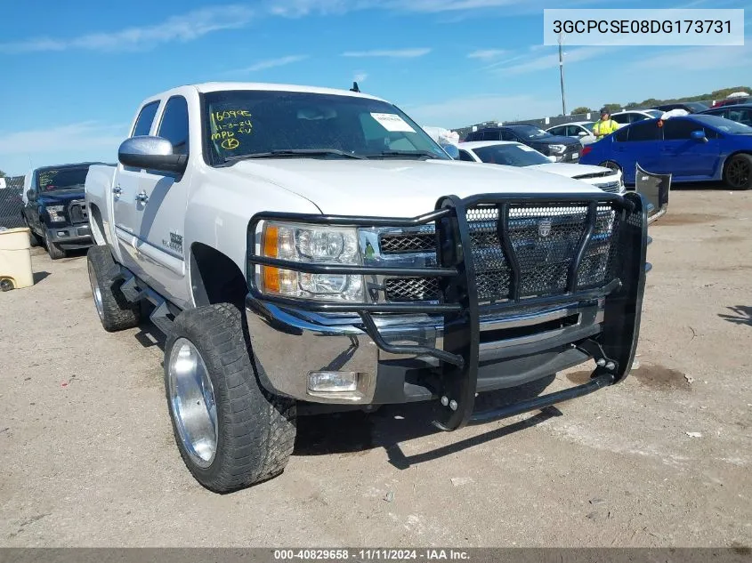 2013 Chevrolet Silverado Lt VIN: 3GCPCSE08DG173731 Lot: 40829658