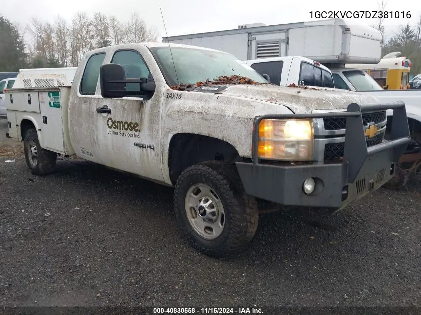 2013 Chevrolet Silverado 2500Hd Work Truck VIN: 1GC2KVCG7DZ381016 Lot: 40830558