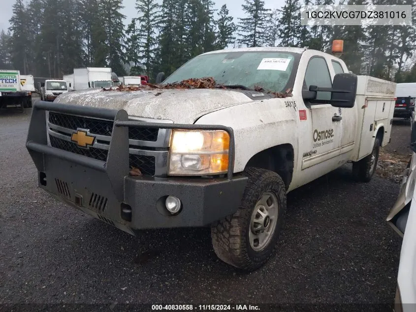 2013 Chevrolet Silverado 2500Hd Work Truck VIN: 1GC2KVCG7DZ381016 Lot: 40830558