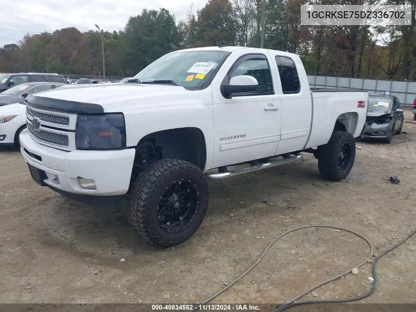 2013 Chevrolet Silverado 1500 Lt VIN: 1GCRKSE75DZ336702 Lot: 40834552