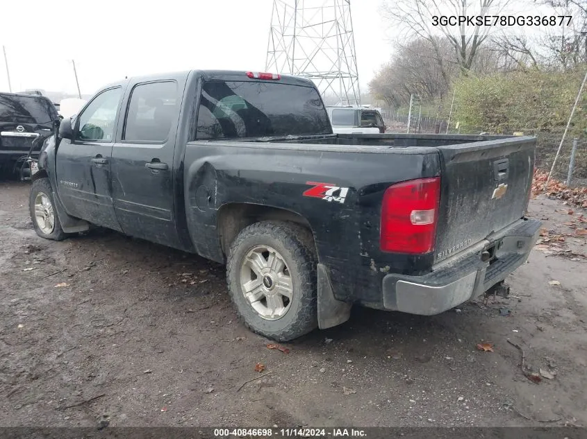 2013 Chevrolet Silverado 1500 Lt VIN: 3GCPKSE78DG336877 Lot: 40846698