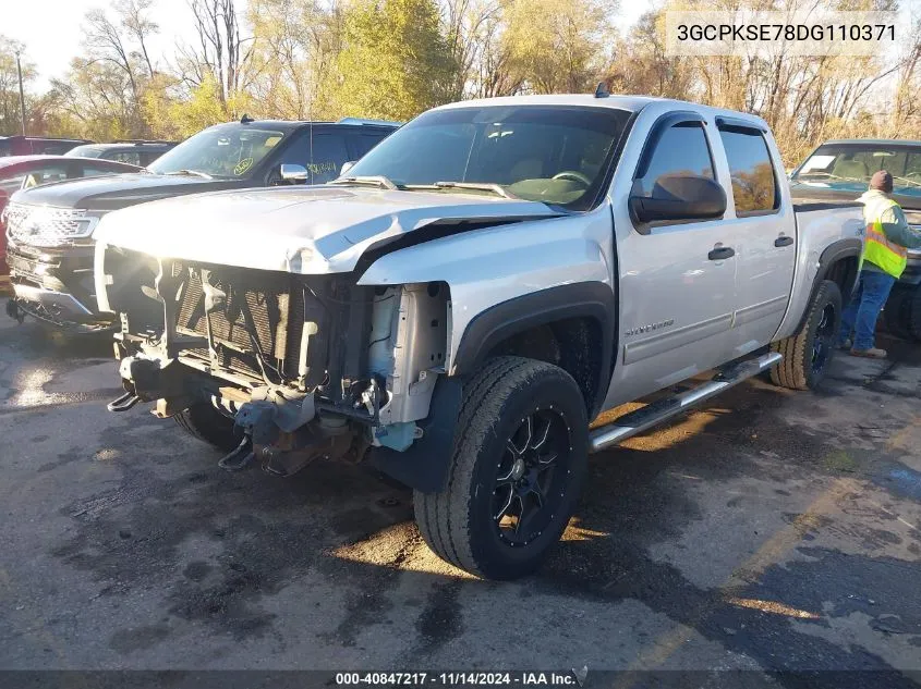 2013 Chevrolet Silverado 1500 Lt VIN: 3GCPKSE78DG110371 Lot: 40847217