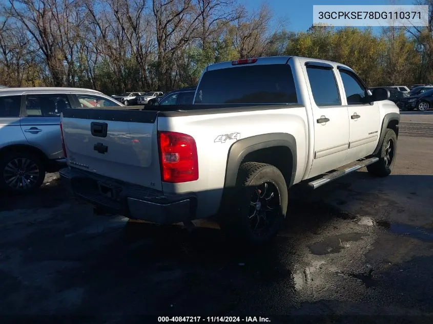 2013 Chevrolet Silverado 1500 Lt VIN: 3GCPKSE78DG110371 Lot: 40847217