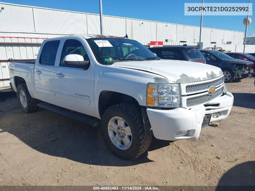 2013 Chevrolet Silverado 1500 Ltz VIN: 3GCPKTE21DG252992 Lot: 40852463