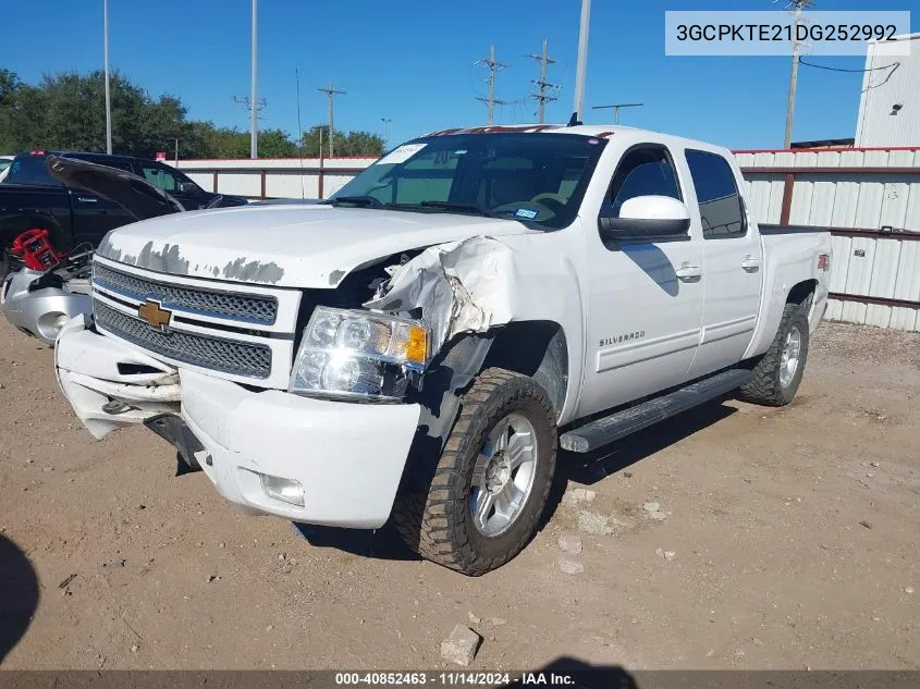 2013 Chevrolet Silverado 1500 Ltz VIN: 3GCPKTE21DG252992 Lot: 40852463