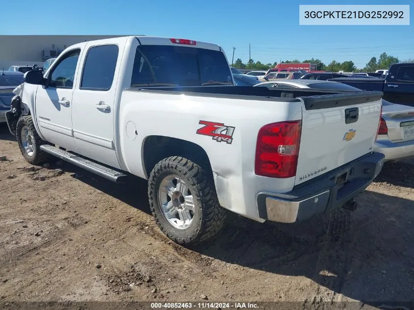 2013 Chevrolet Silverado 1500 Ltz VIN: 3GCPKTE21DG252992 Lot: 40852463