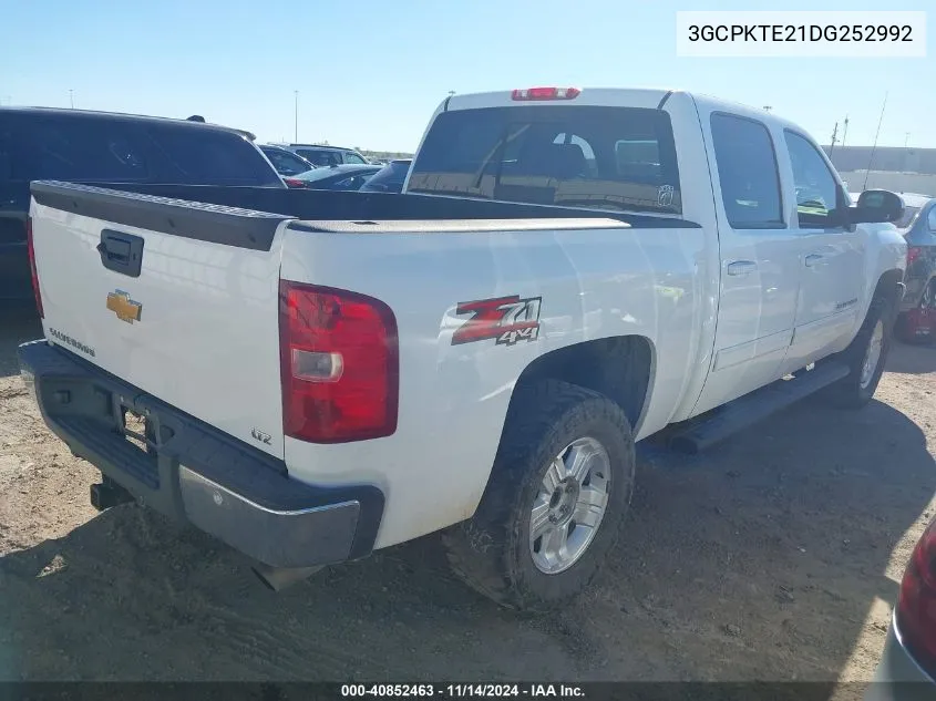 2013 Chevrolet Silverado 1500 Ltz VIN: 3GCPKTE21DG252992 Lot: 40852463