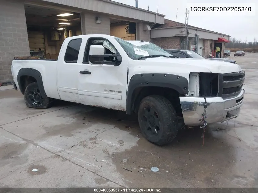 2013 Chevrolet Silverado 1500 Lt VIN: 1GCRKSE70DZ205340 Lot: 40853537