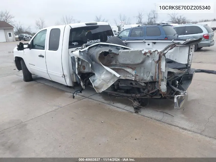 2013 Chevrolet Silverado 1500 Lt VIN: 1GCRKSE70DZ205340 Lot: 40853537