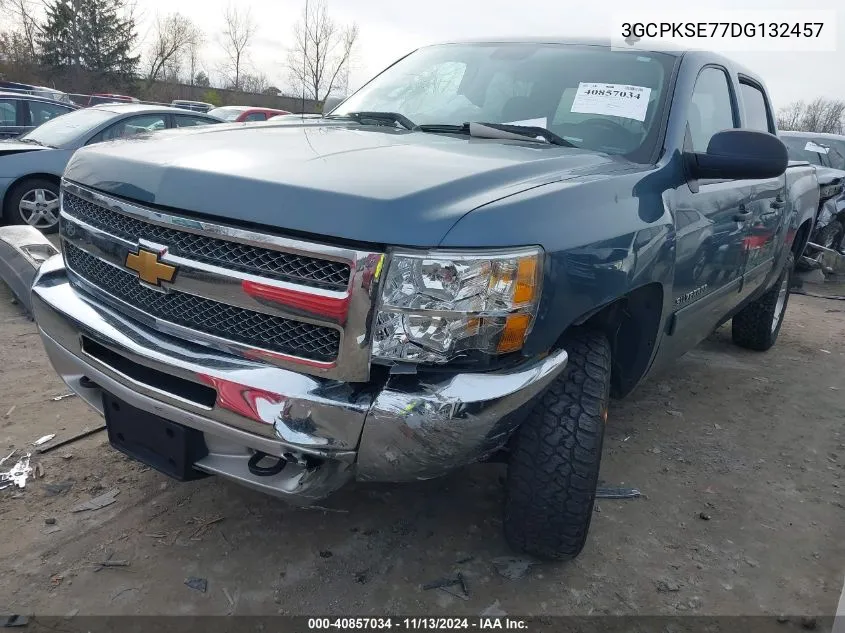 2013 Chevrolet Silverado 1500 Lt VIN: 3GCPKSE77DG132457 Lot: 40857034